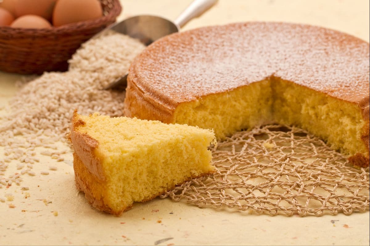 Sponge Cake with Rice Flour