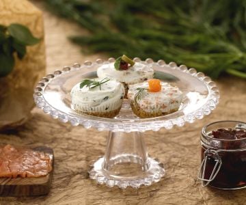 Savory herb cheesecakes