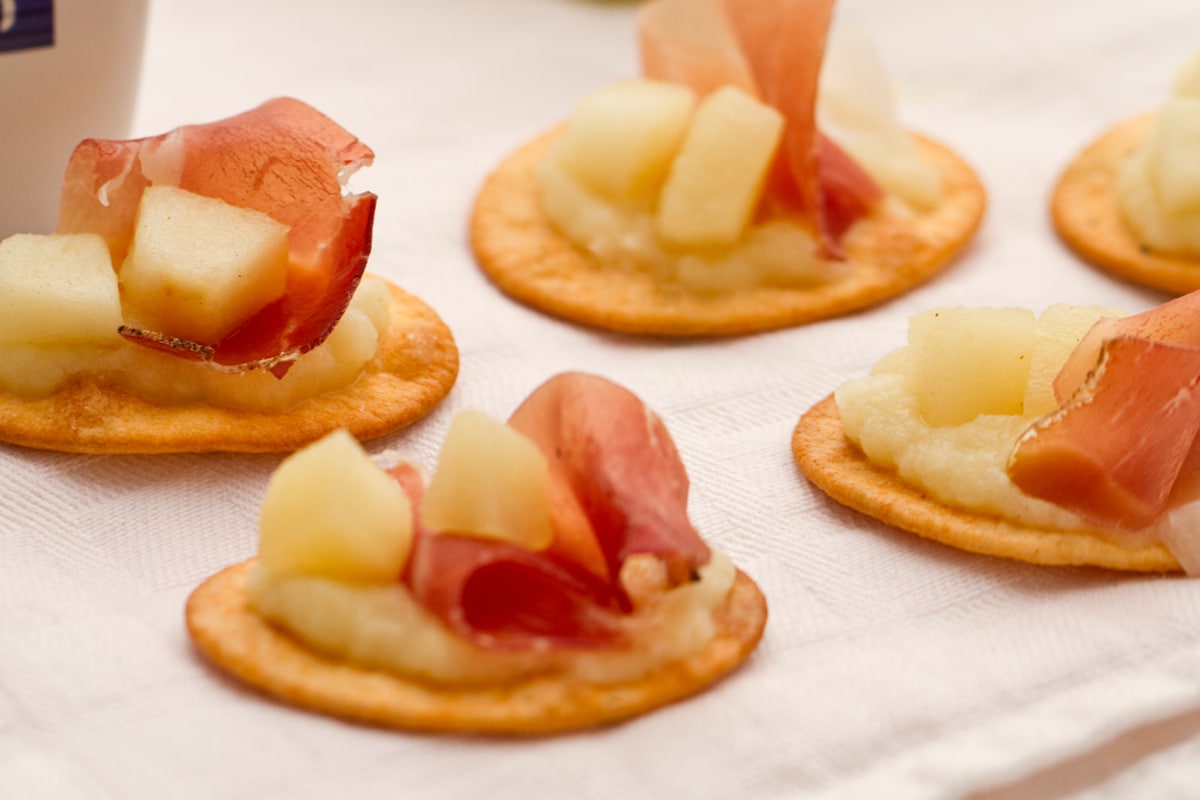 Flatbreads with Apples and Speck