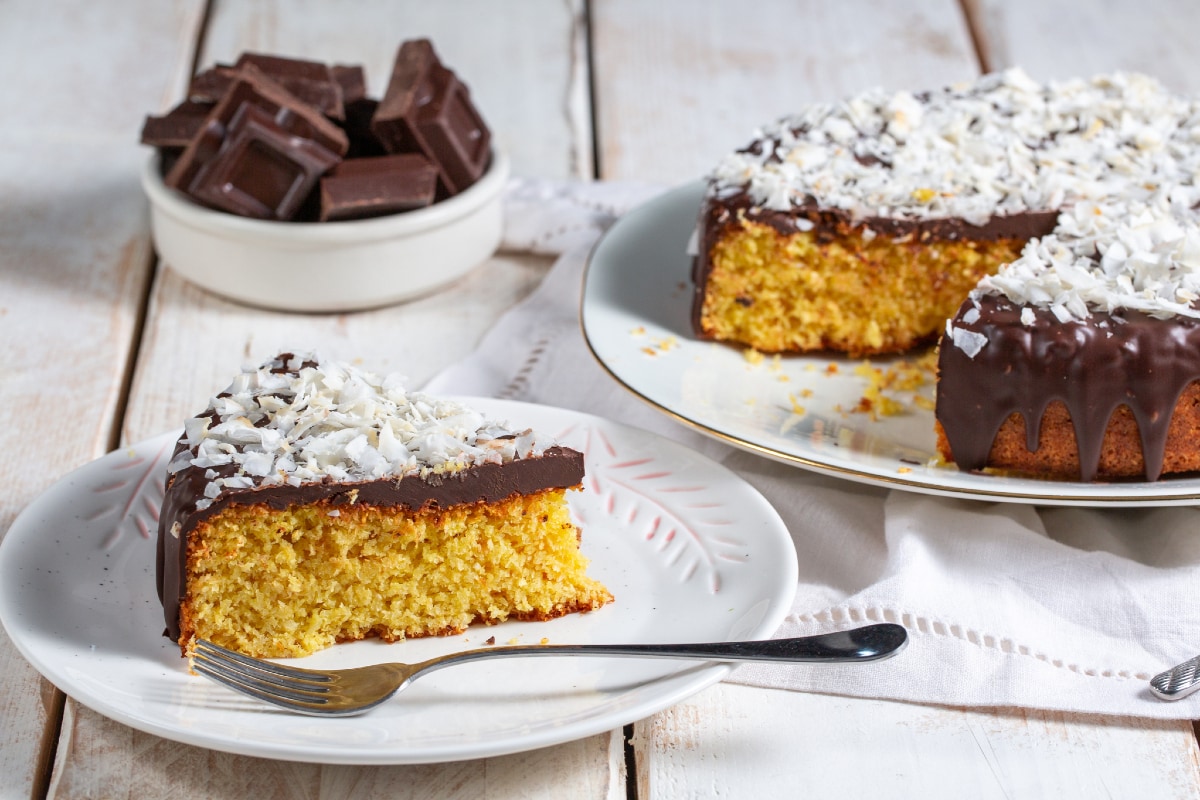 Coconut and Chocolate Cake