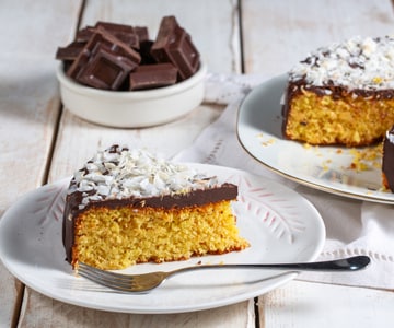 Coconut and Chocolate Cake