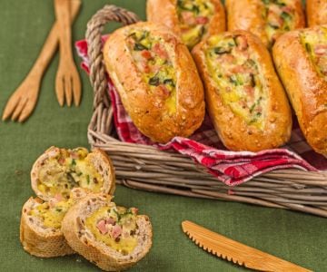Bread Boats Stuffed