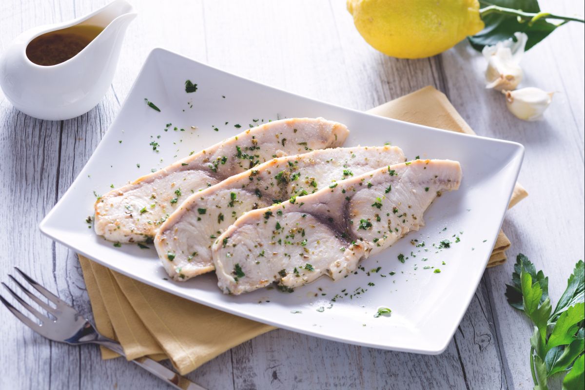 Swordfish in Salmoriglio