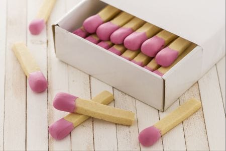 Matchstick cookies