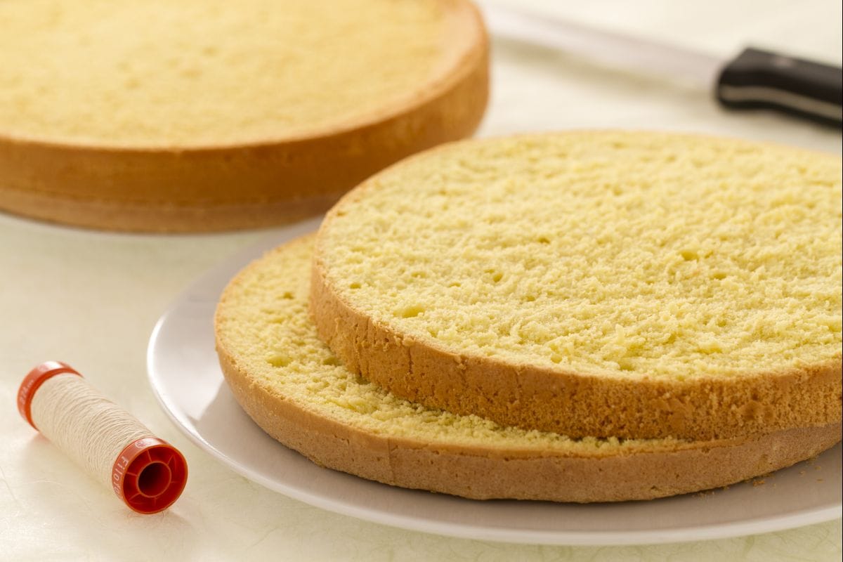 How to cut Sponge Cake