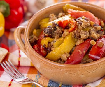 Peppers with Breadcrumbs