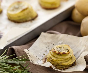 Roasted Potato Towers