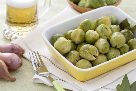 Braised Brussels Sprouts with Beer