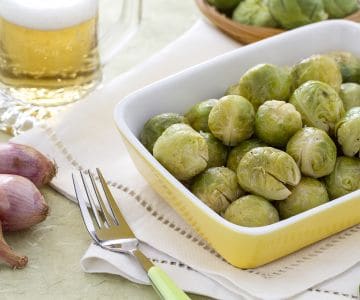 Braised Brussels Sprouts with Beer