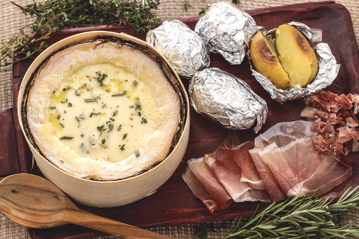 Baked Vacherin with Herbs