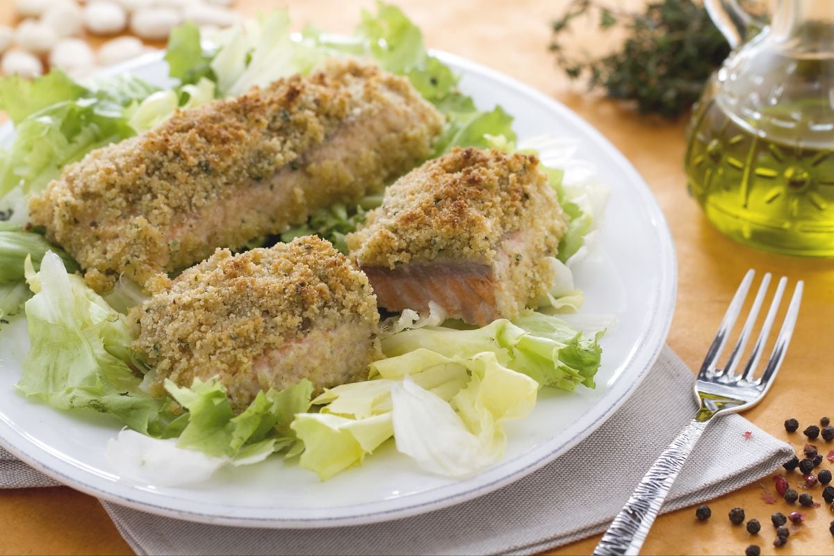 Baked Marinated Salmon