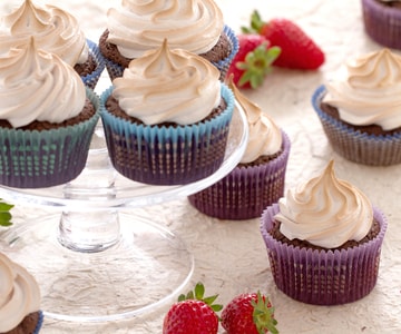 Flame Cupcake with Nesquik