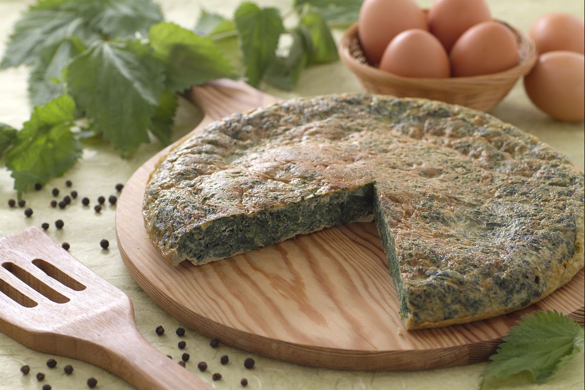 Nettle omelette