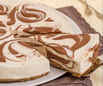 Marbled cheesecake