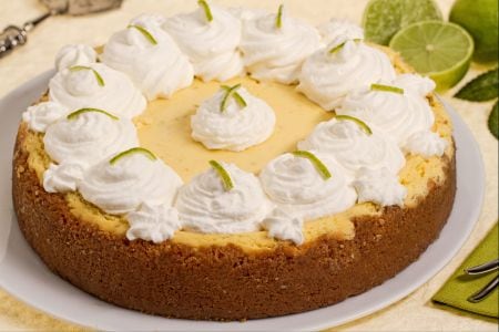 Key lime cheesecake