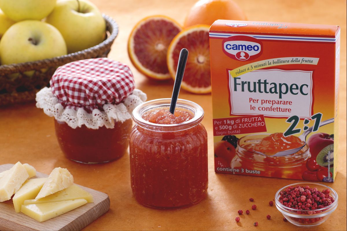 Apple and Orange Jam with Pink Pepper