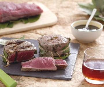 Filet mignon with amaro sauce