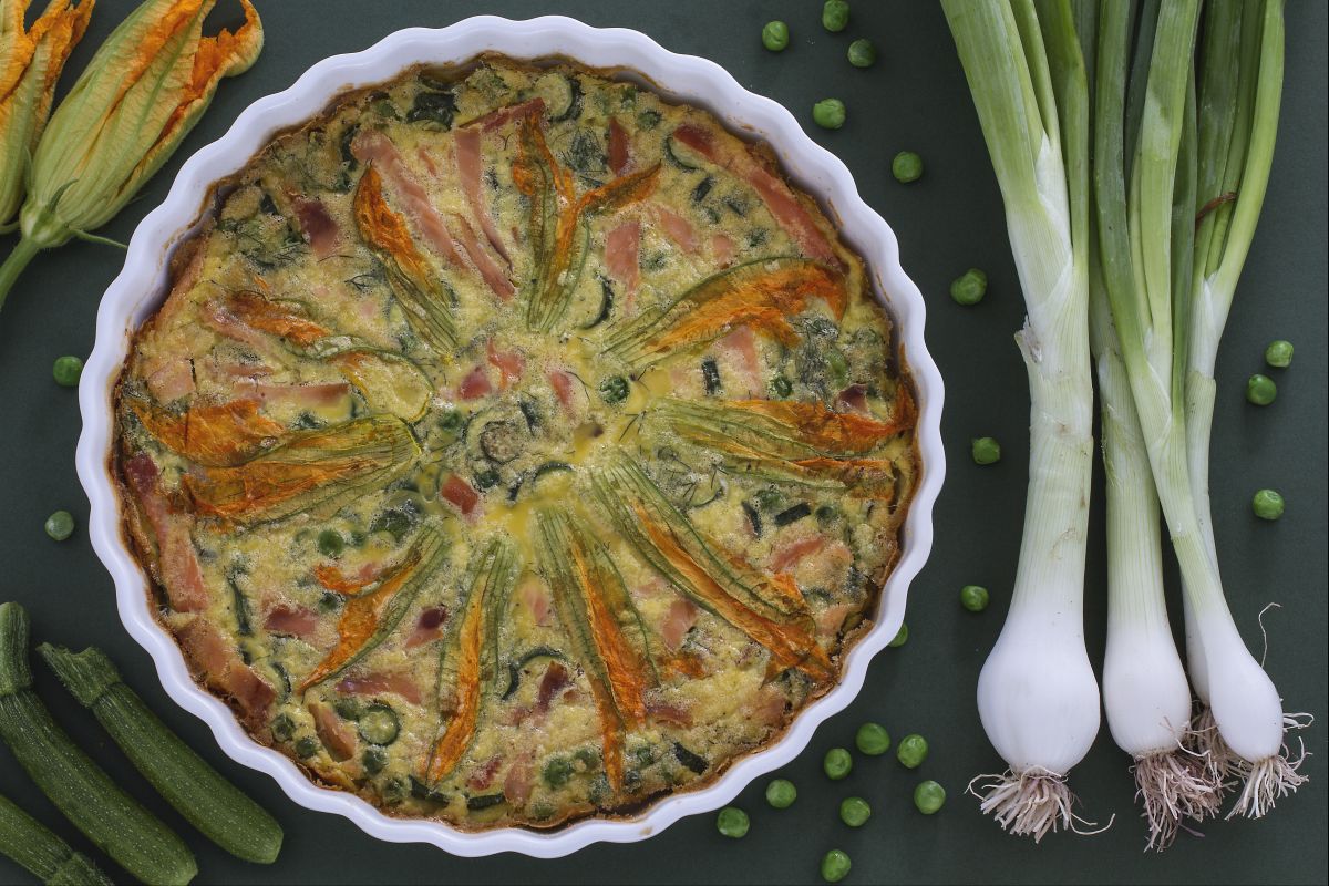 Salmon Clafoutis