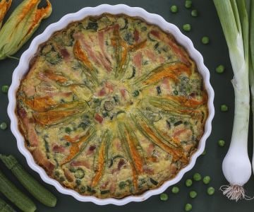 Salmon Clafoutis