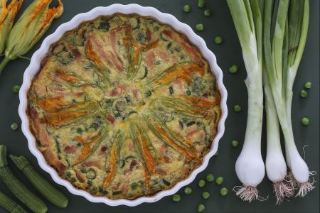 Salmon Clafoutis