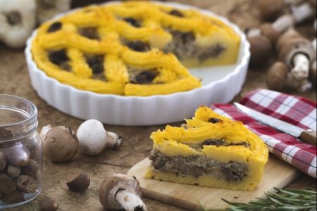 Savory Polenta Tart