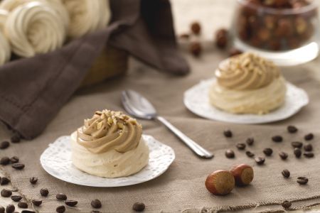Hazelnut Meringue Clouds
