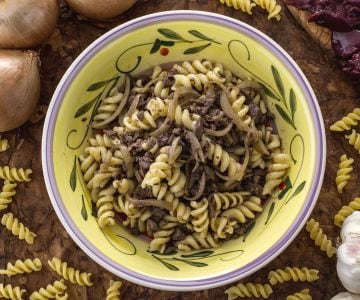 Fusilli with Chicken Livers