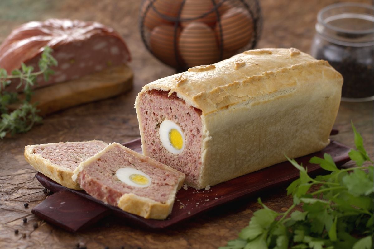 Meatloaf in a loaf pan