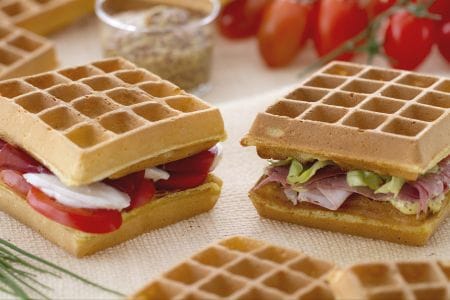 Waffle sandwich