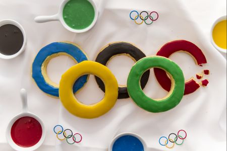 Easy sweet shortcrust pastry rings