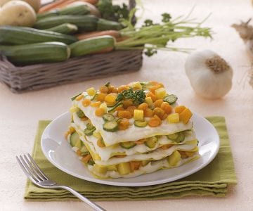 Lasagna with Vegetable Confetti