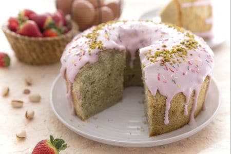 Chiffon cake multicolor