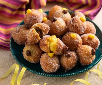 Zeppole with Two Creams