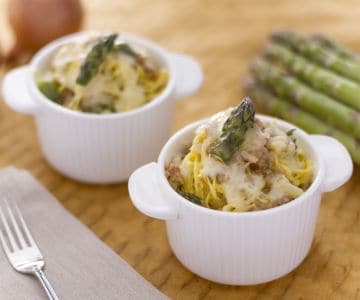 Tagliolini timbale with white ragù