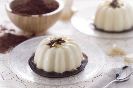 White chocolate pudding