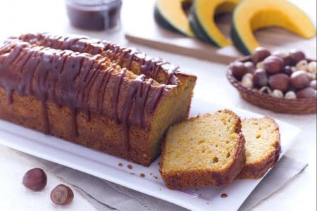 Pumpkin, Yogurt and Salted Caramel Loaf Cake