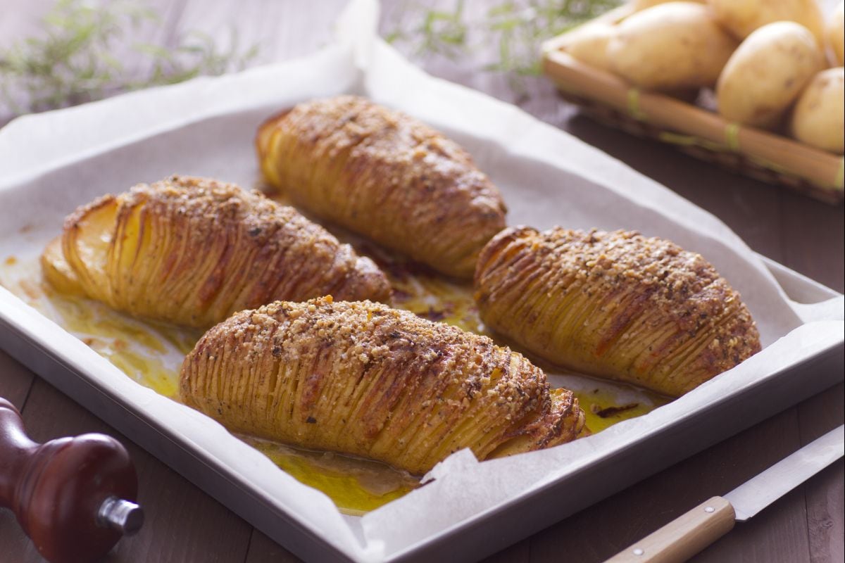 Hasselback potatoes