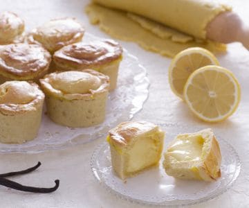 Ricotta and lemon cream pasticciotti