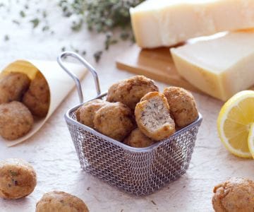 Veal Meatballs with Lemon and Marjoram
