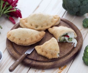 Broccoli and Anchovy Panzerotti