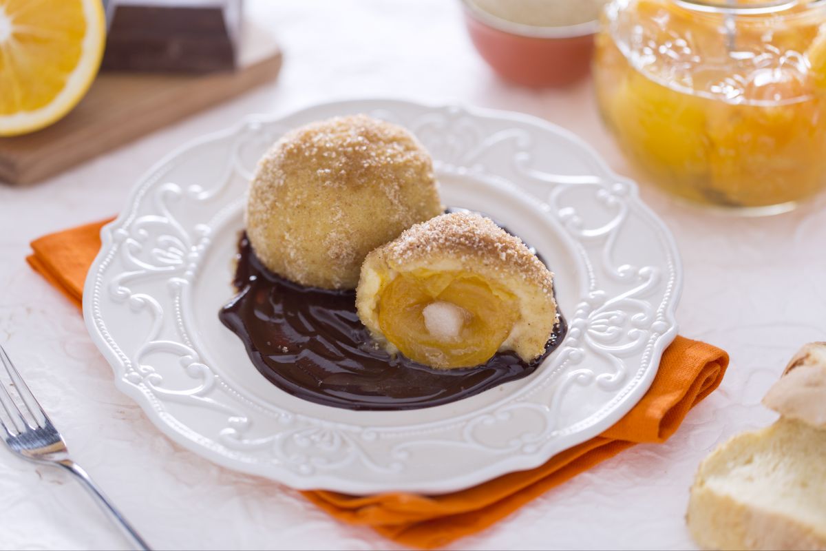Sweet Apricot Dumplings