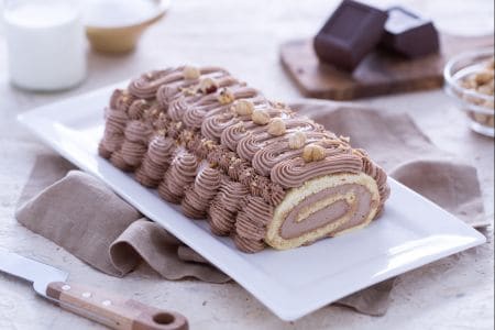 Hazelnut Cream Roll