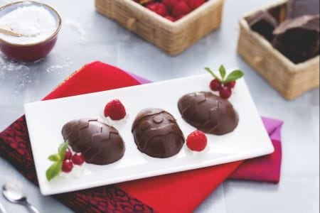 Panna Cotta Chocolate Eggs