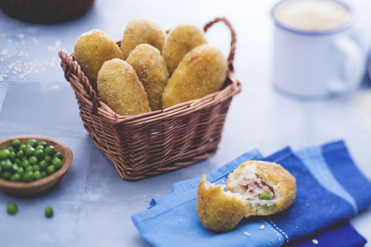 Baked Rice Croquettes