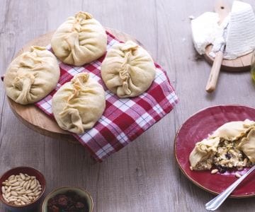 Ricotta and Escarole Pouches