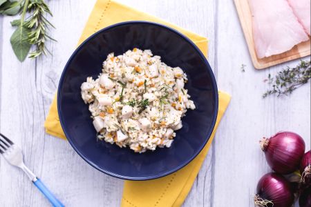 Perch Fish Risotto