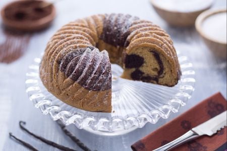 Gluten-free marble bundt cake