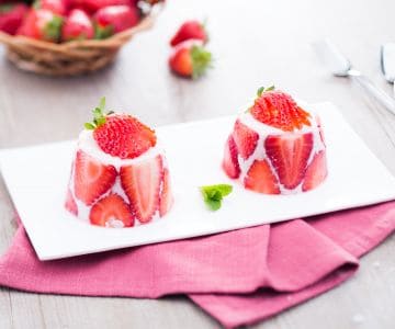 Panna cotta with agar agar