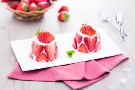 Panna cotta with agar agar