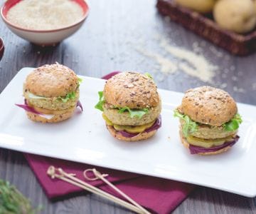 Quinoa mini burgers